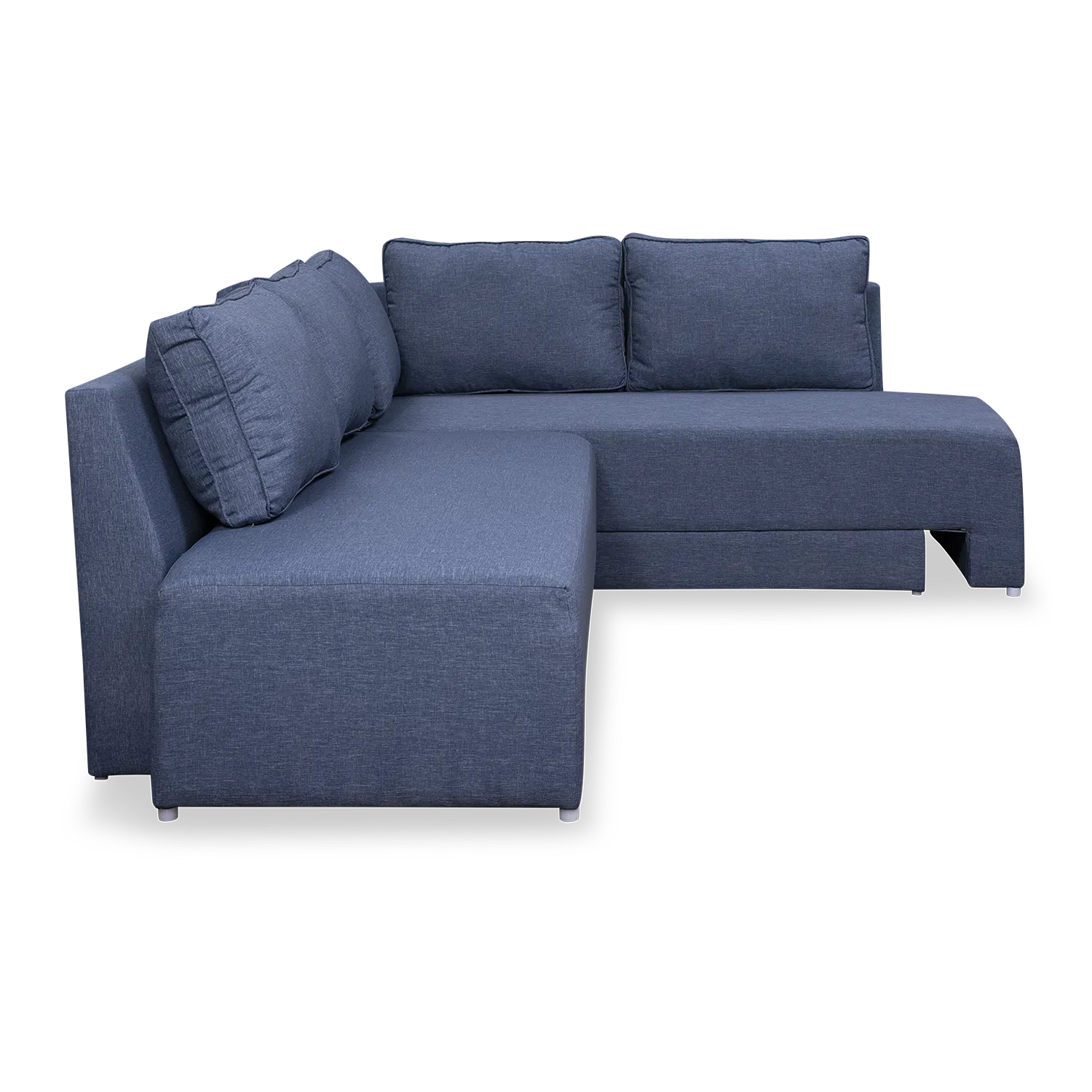 Lana Fabric Sofa Cum Bed in Denim Blue Color - Image 7
