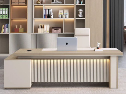 Armoire en forme de L, gestionnaire de bureau de direction, Bureaux de styliste, organisateurs de