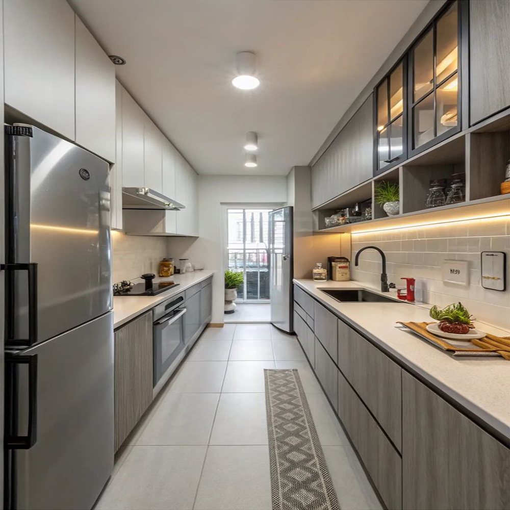 Modern Galley Kitchen