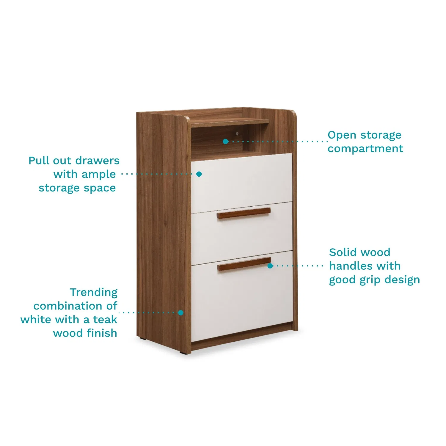 Wood Chest of Drawer - Image 3