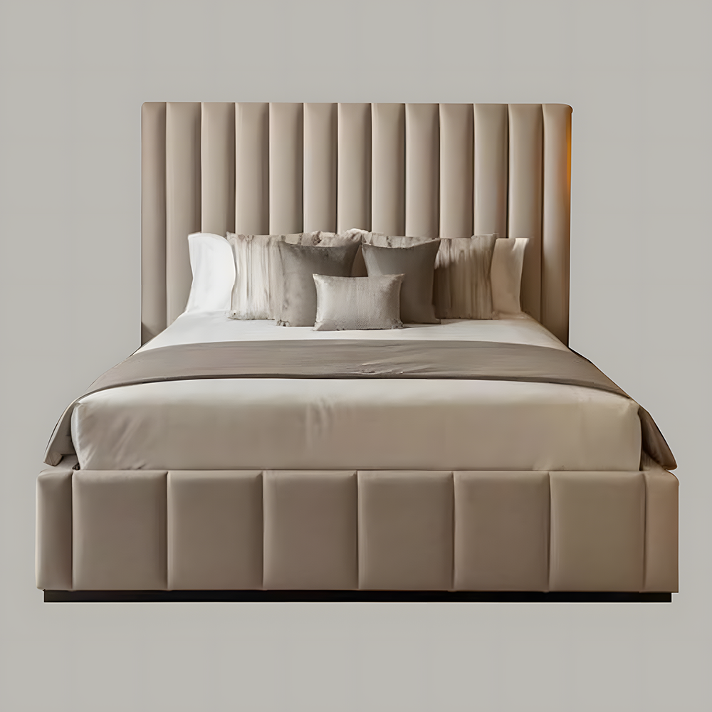 Vertical Channel Tufted Platform Bed - Image 2