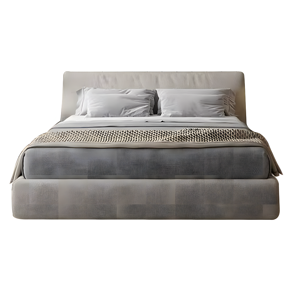 Elegant Textured Platform Bed - Image 2